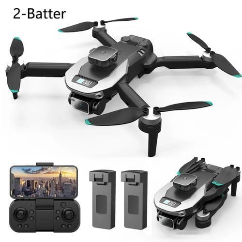 Professional Obstacle Avoidance Dual Camera WiFi Mini Drone HD Brushless Motor RC with 2 Batteries